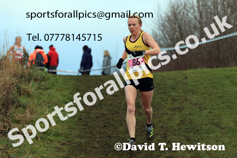 Senior womens 2024 NECAA Cross Country Champs., Temple Park, South Shields. Photo: David T. Hewitson/Sports for All Pics